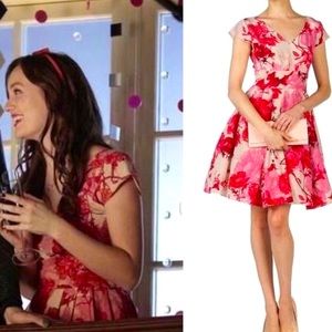 Blair Waldorf Ted Baker Cissi Floral Dress Size 3